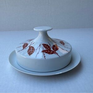 Vintage Germany Lichte fine china butter dish